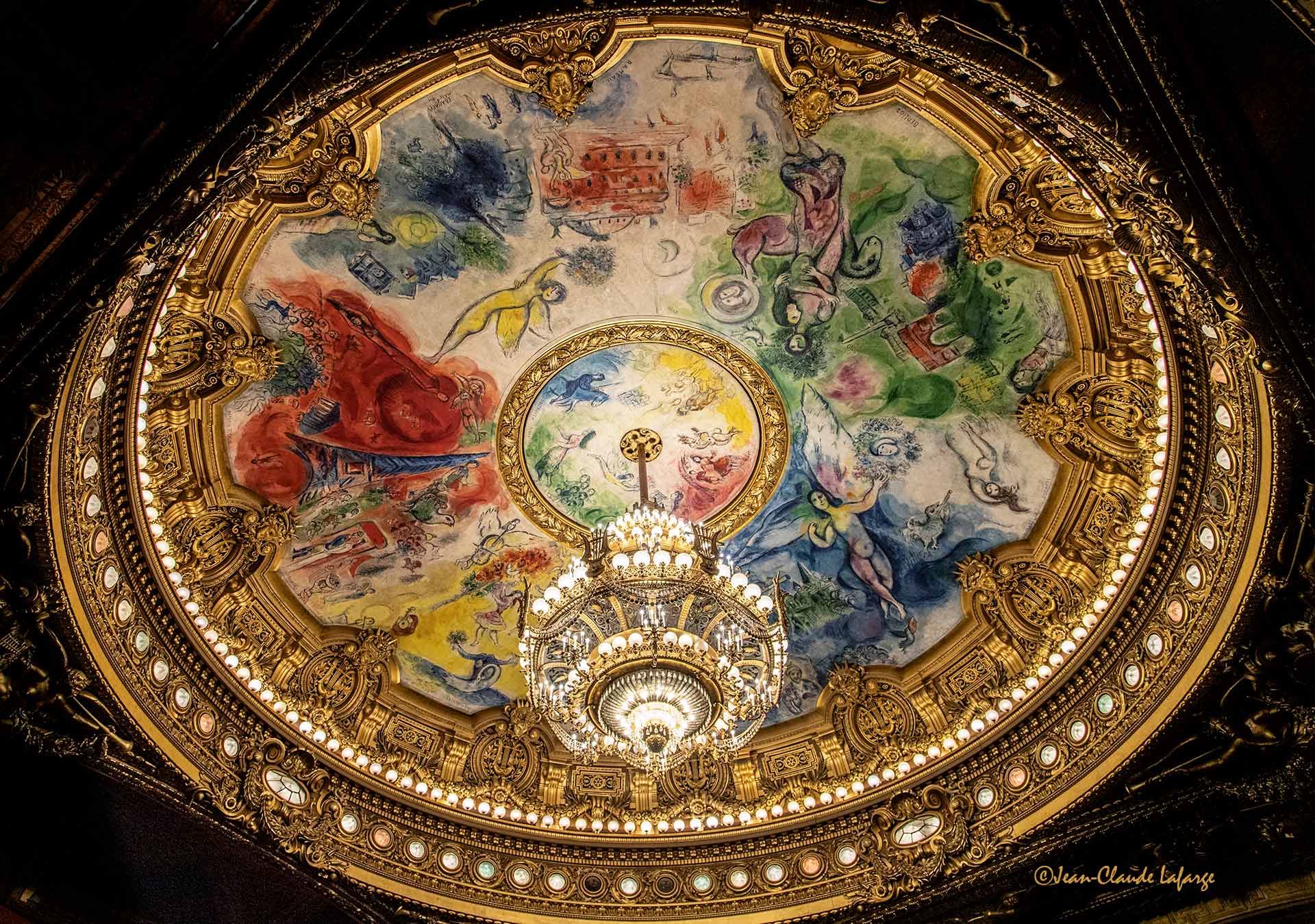 Visite de l'Opéra Garnier à Paris.